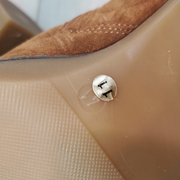 Steve Madden Women Moby Ankle Leather Platform Heels shoes boots sz 11 - Picture 12 of 14